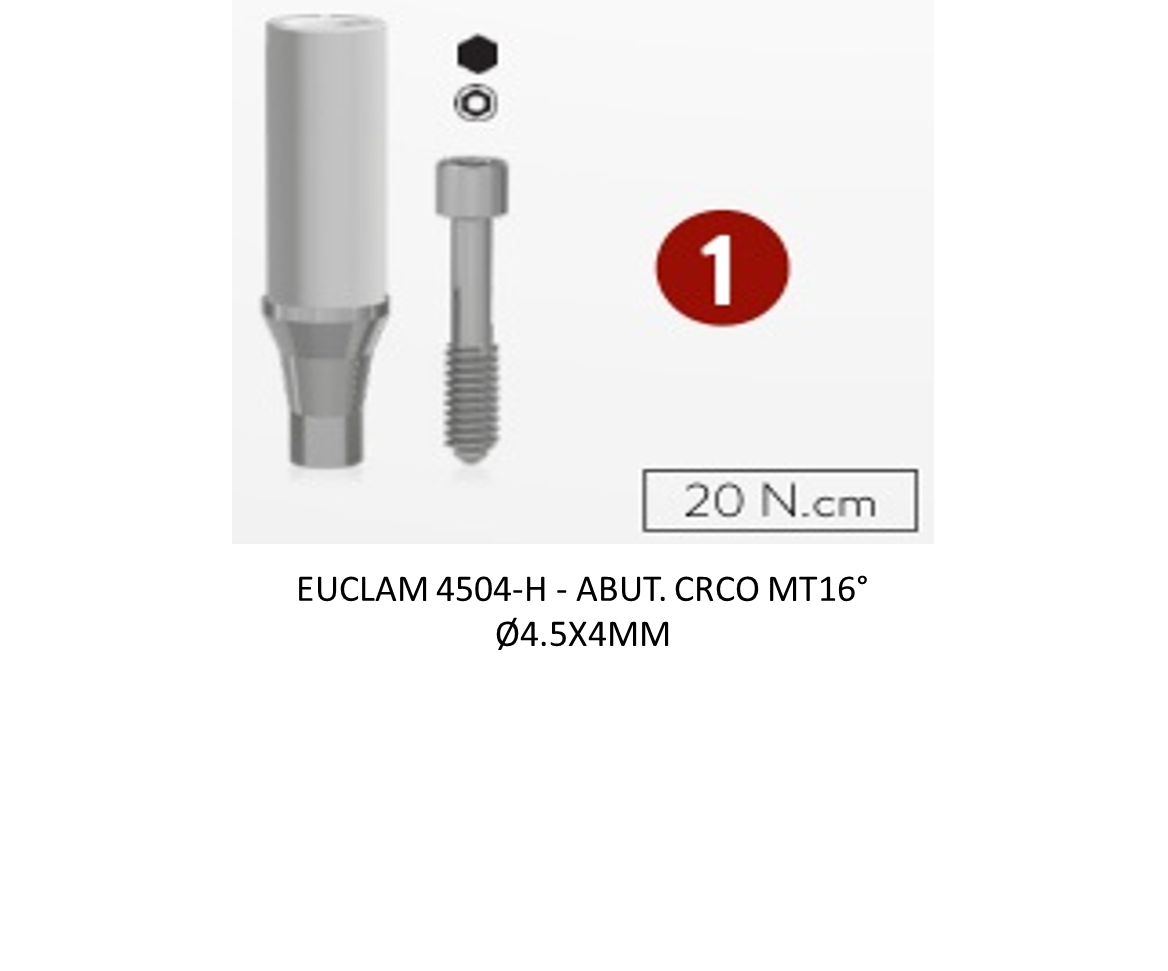 ABUT. CRCO MT16° Ø4.5X4MM