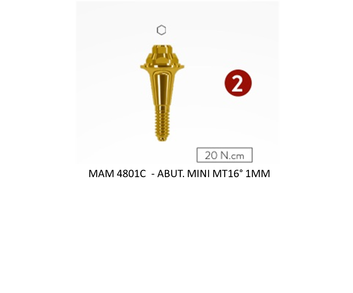 ABUT. MINI MT16° 1MM