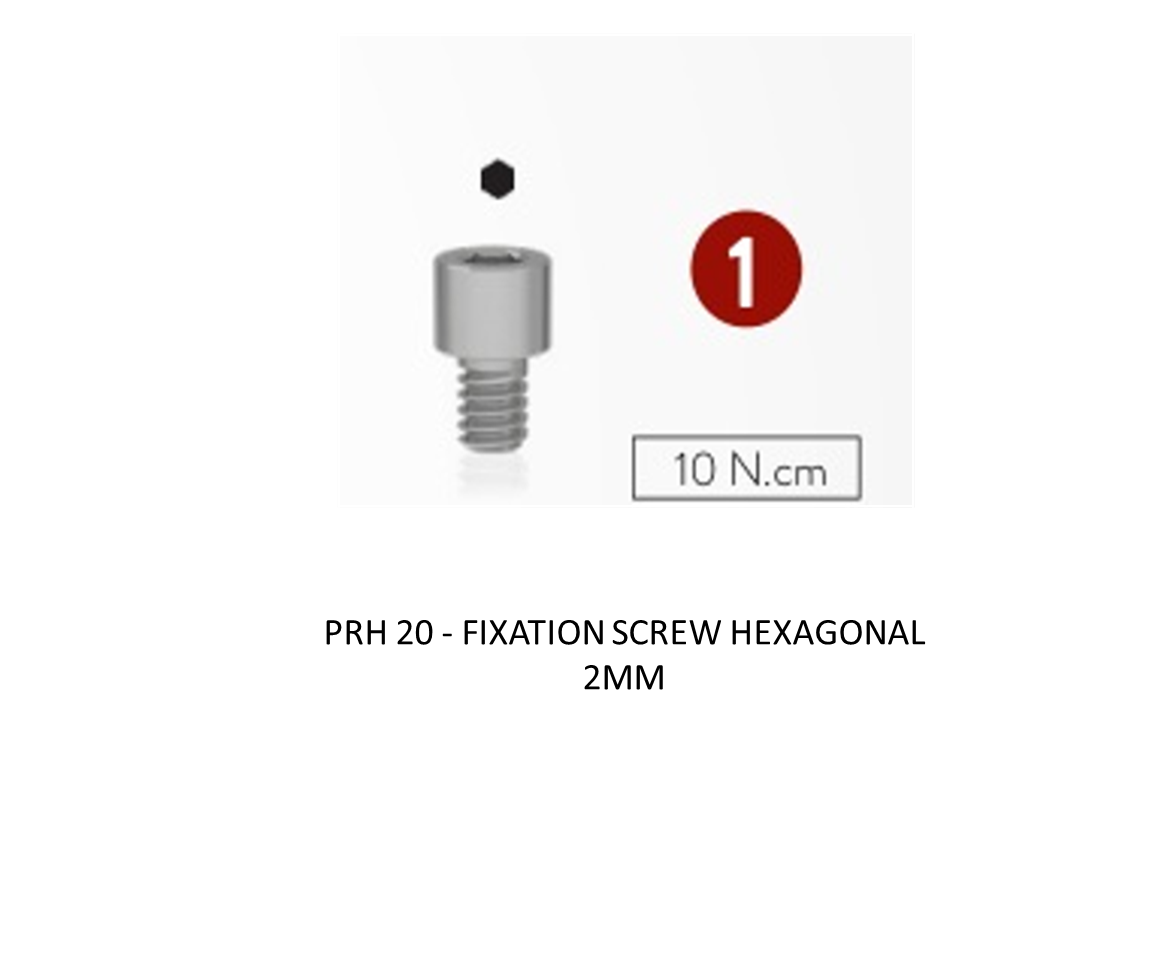 FIXATION SCREW HEXAGONAL 2MM
