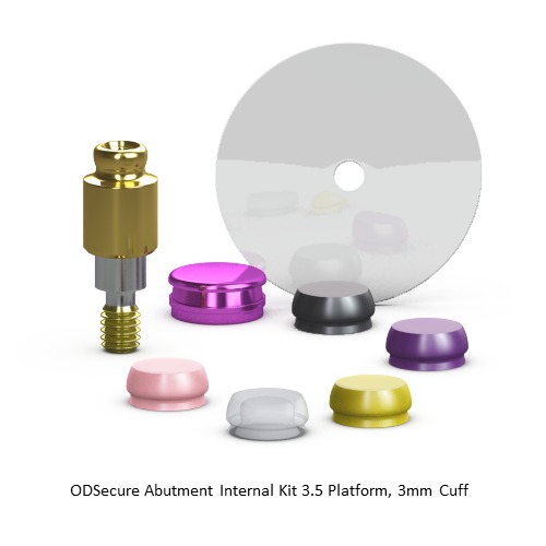 ODSecure Abutment Internal Kit 3.5 Platform, 3mm Cuff