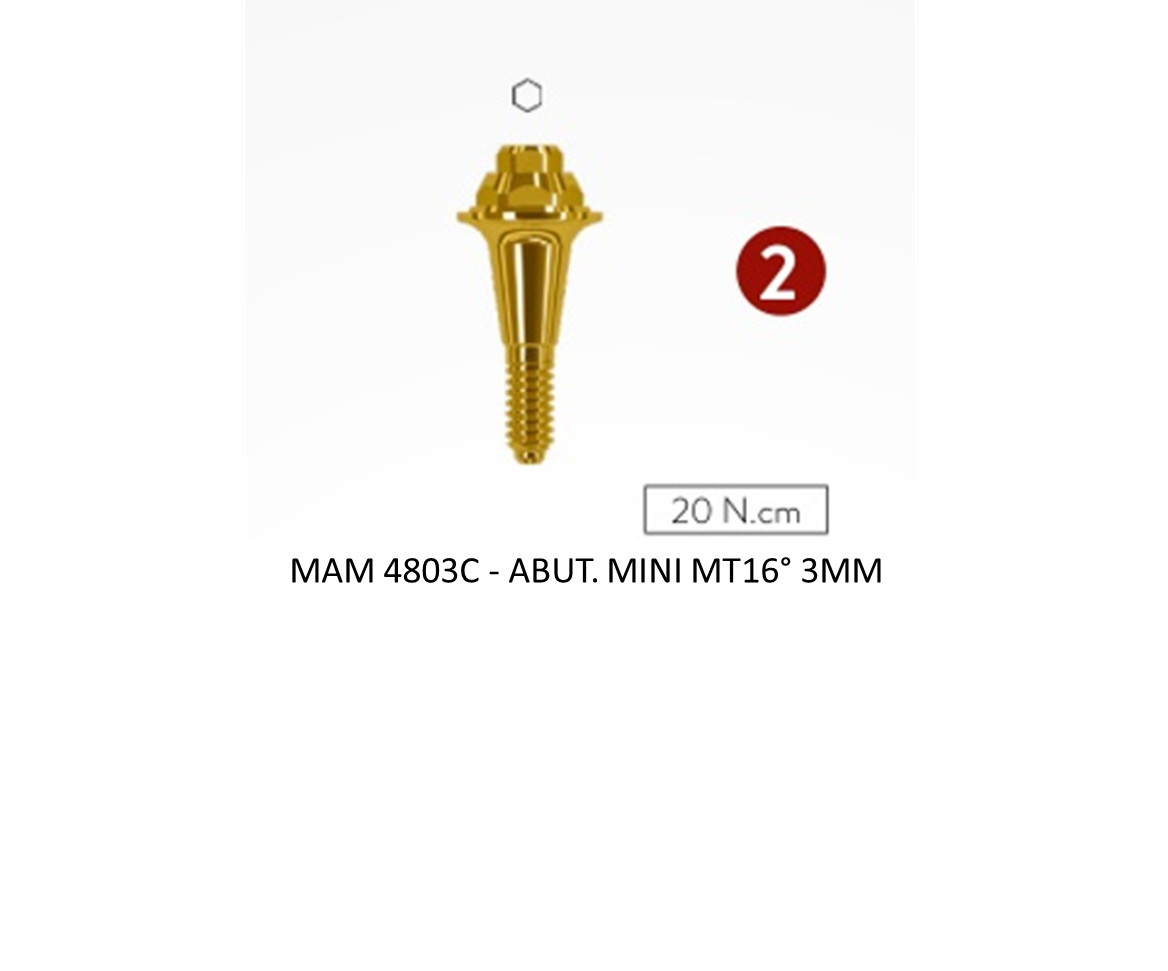 ABUT. MINI MT16° 3MM